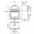 Стальная каминная топка Piazzetta E 65/58MF